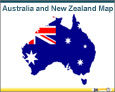 Maps Australia and New Zealand