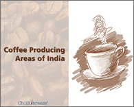 Coffee producing regions of India