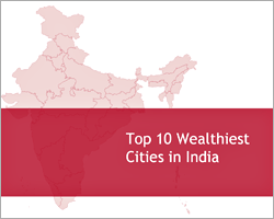 PPT Map 10 Wealthiest cities in India